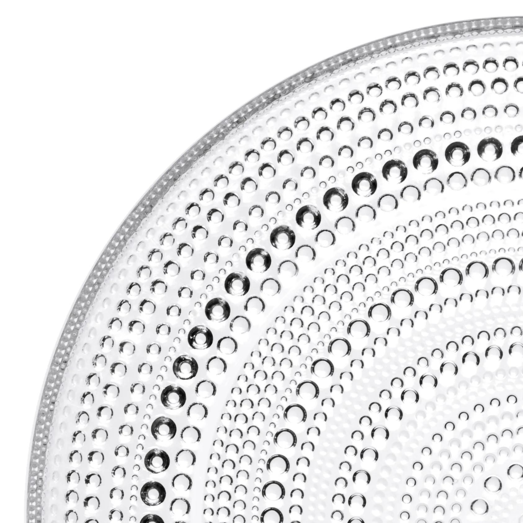 Kastehelmi plate small Ø24.8 cm, clear Iittala