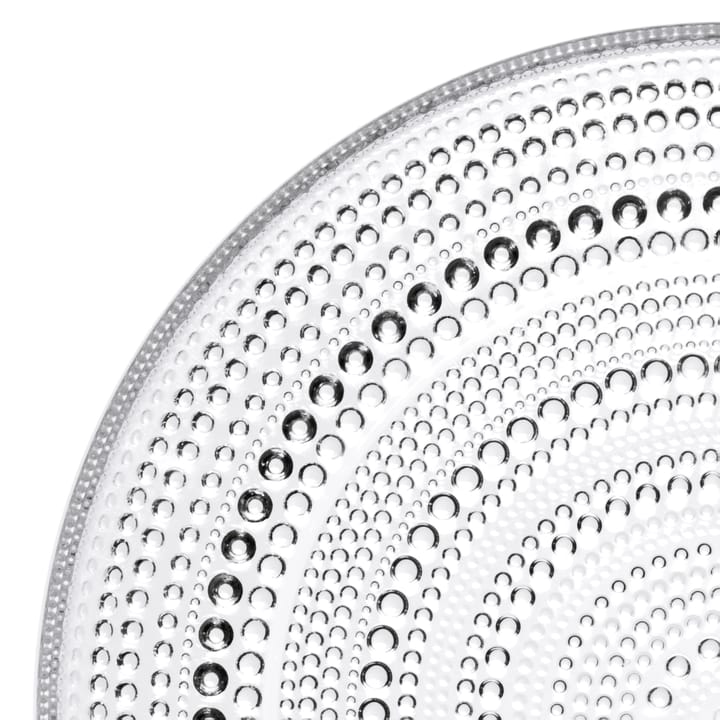 Kastehelmi plate small 24.8 cm, clear Iittala