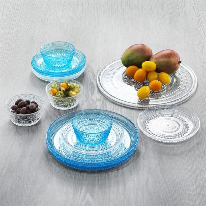 Kastehelmi plate small 24.8 cm, clear Iittala