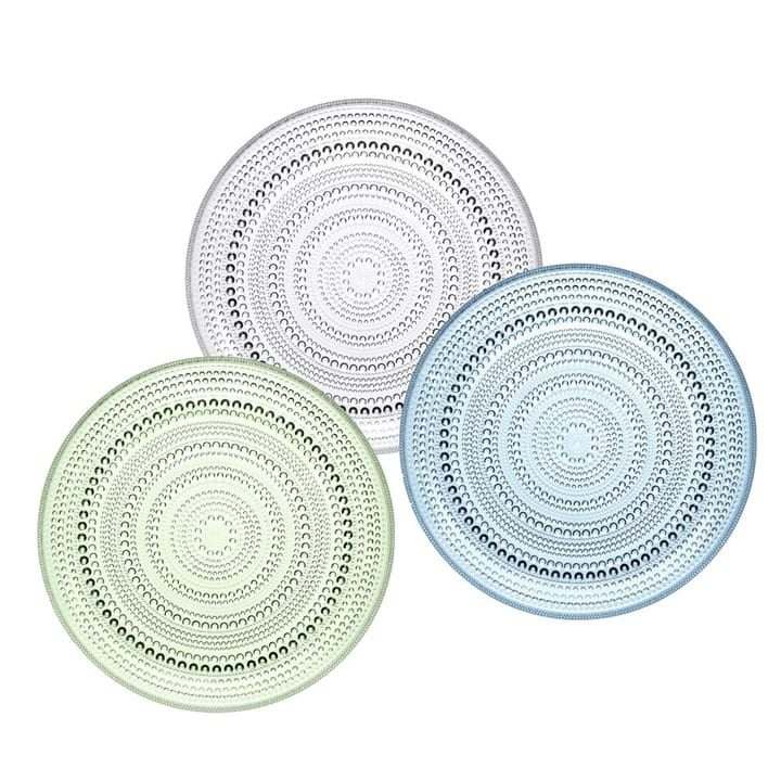 Kastehelmi plate small Ø24.8 cm, clear Iittala