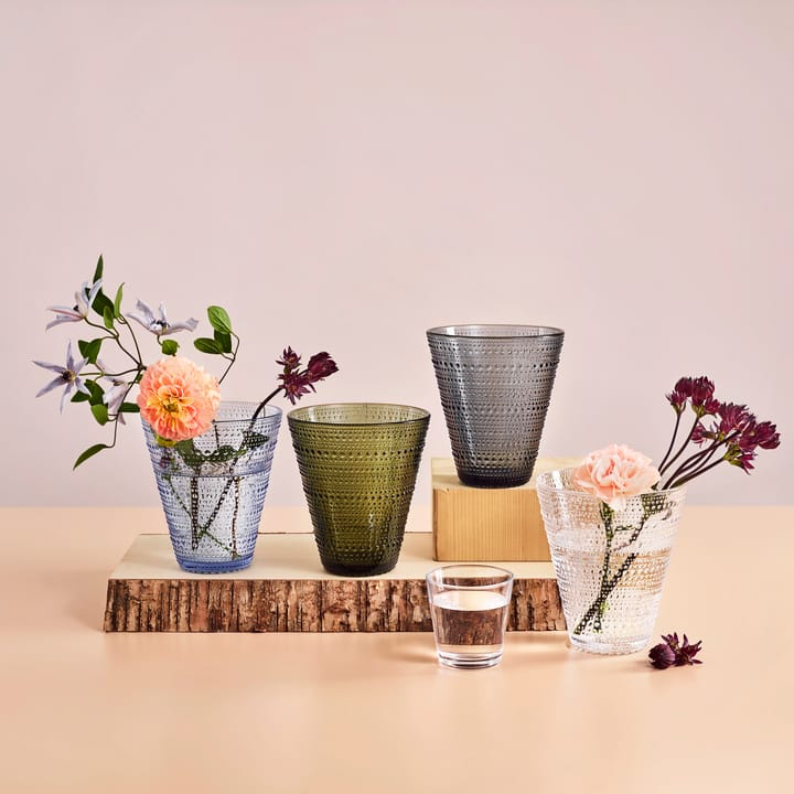 Kastehelmi vase, clear Iittala