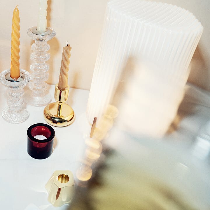 Nappula candleholder brass, small 107 mm Iittala