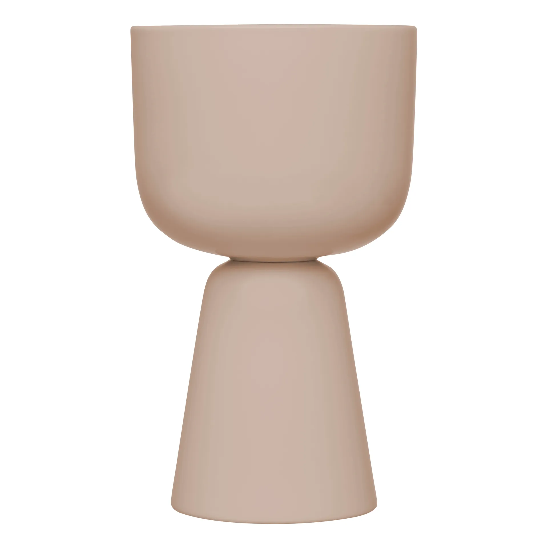 Nappula flower pot Ø15,5 cm h26 cm, beige Iittala