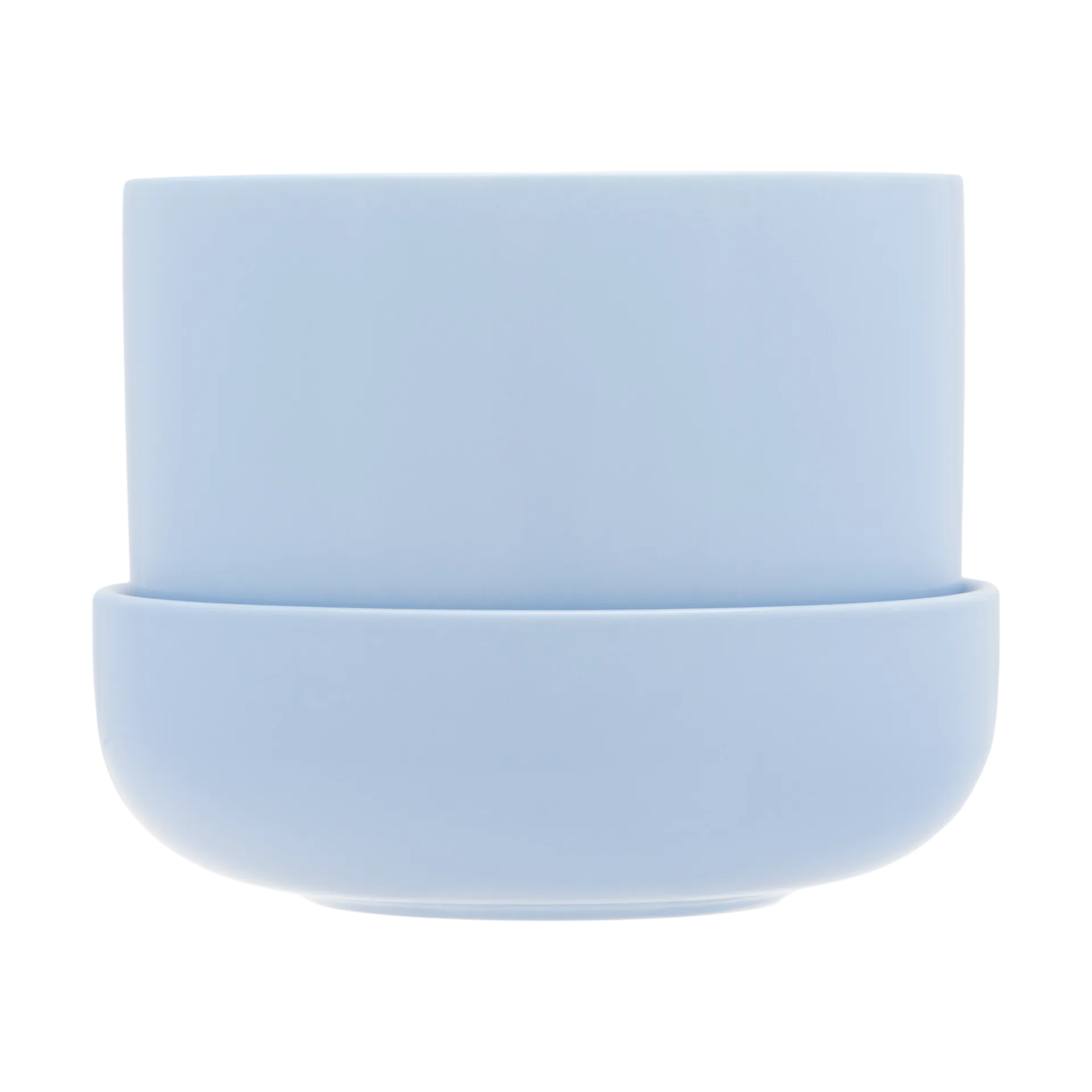 Nappula flower pot with saucer Ø17 cm h13 cm, Aqua Iittala