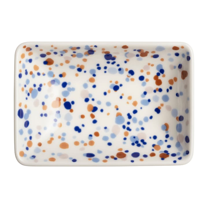 Oiva Toikka Helle A7 plate 7x10 cm - Blue-brown - Iittala