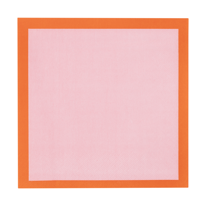 Play paper napkins 33x33 cm 20-pack - Pink-orange - Iittala