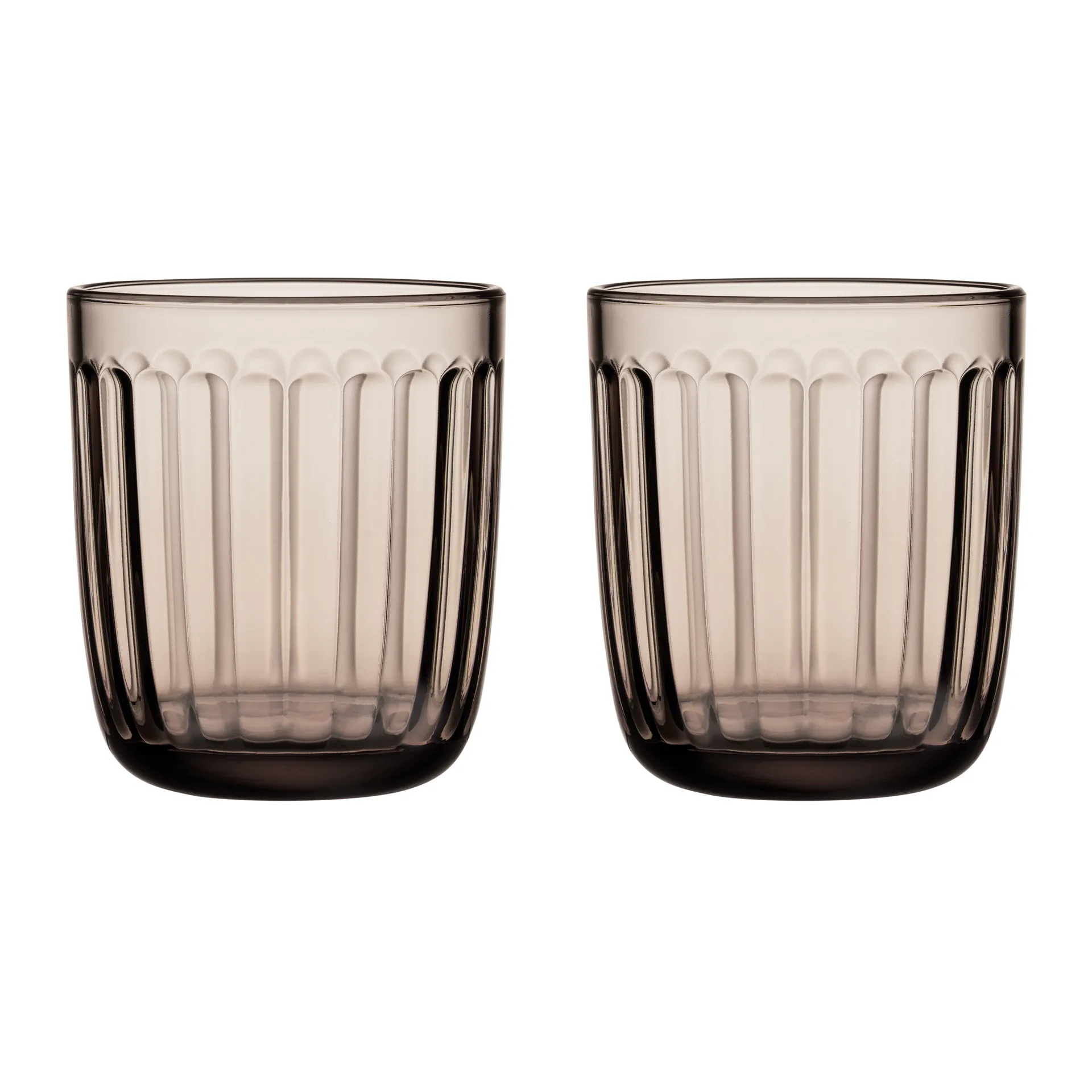 Raami drinks glass 26 cl 2-pack, linen Iittala
