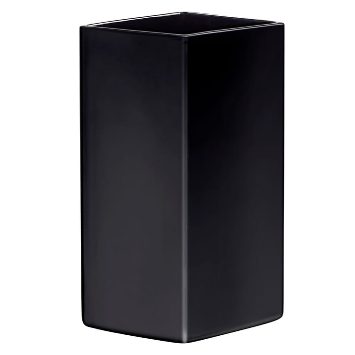Ruutu ceramic vase 315 mm, black Iittala