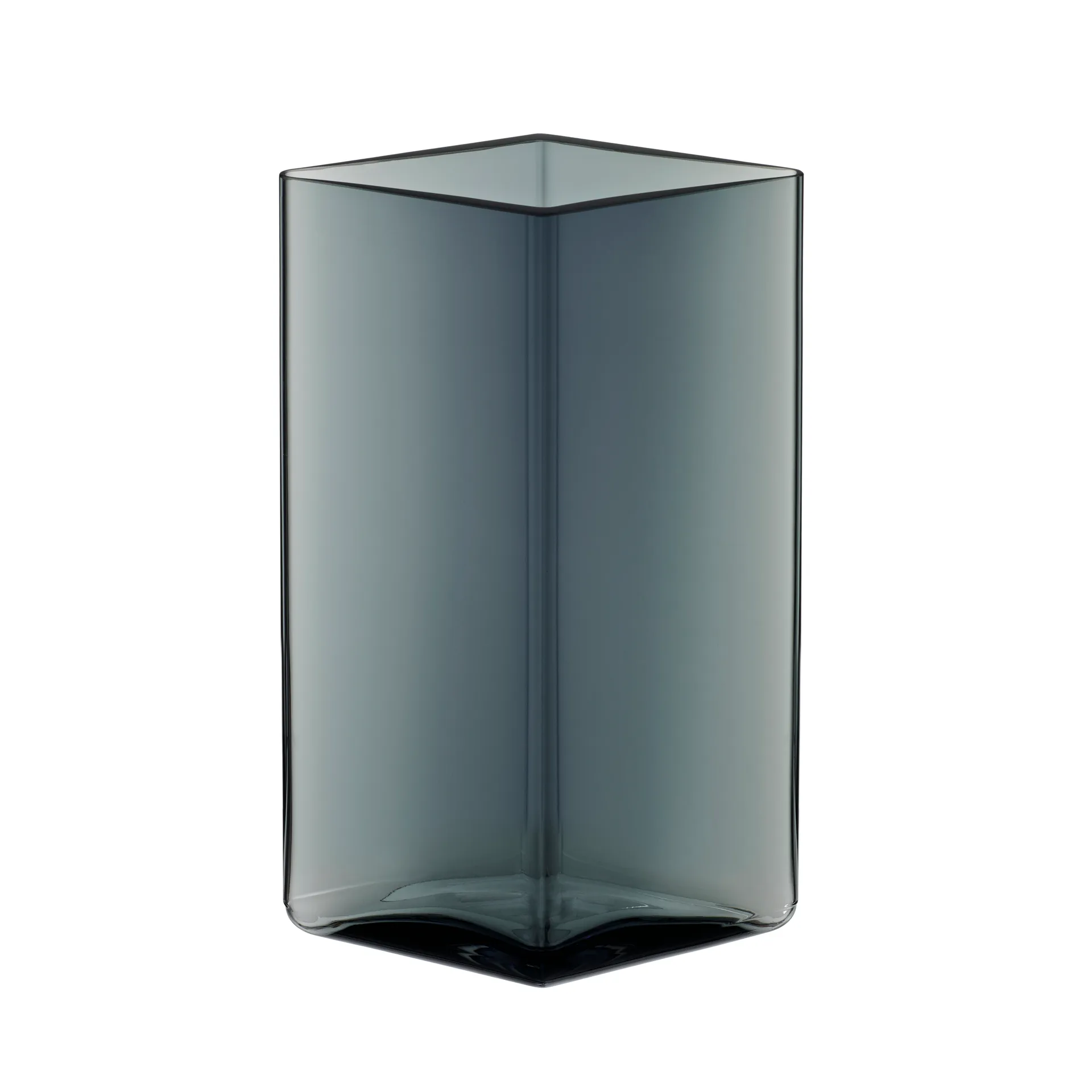 Ruutu vase 11.5x18 cm, grey Iittala