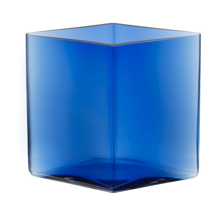 Ruutu vase 20.5x18 cm, Ultramarine Iittala