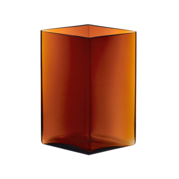 Ruutu vase 20.5x27 cm, copper Iittala