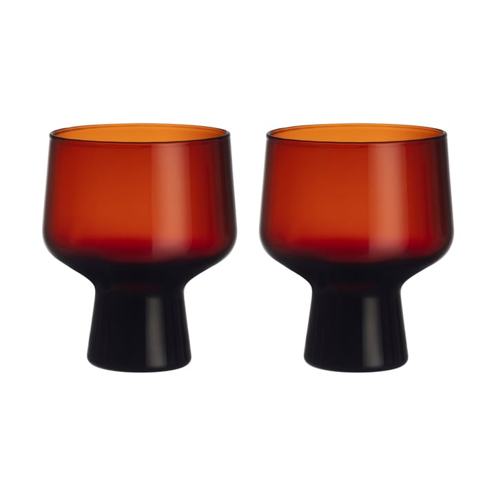 Solare glass on stem 29 cl 2-pack - Copper - Iittala