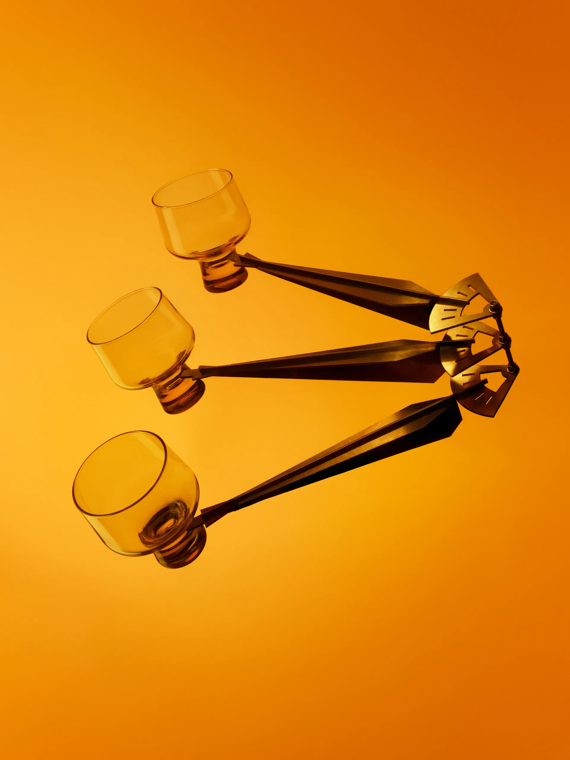 Solare glass on stem 29 cl 2-pack, Eldgul Iittala