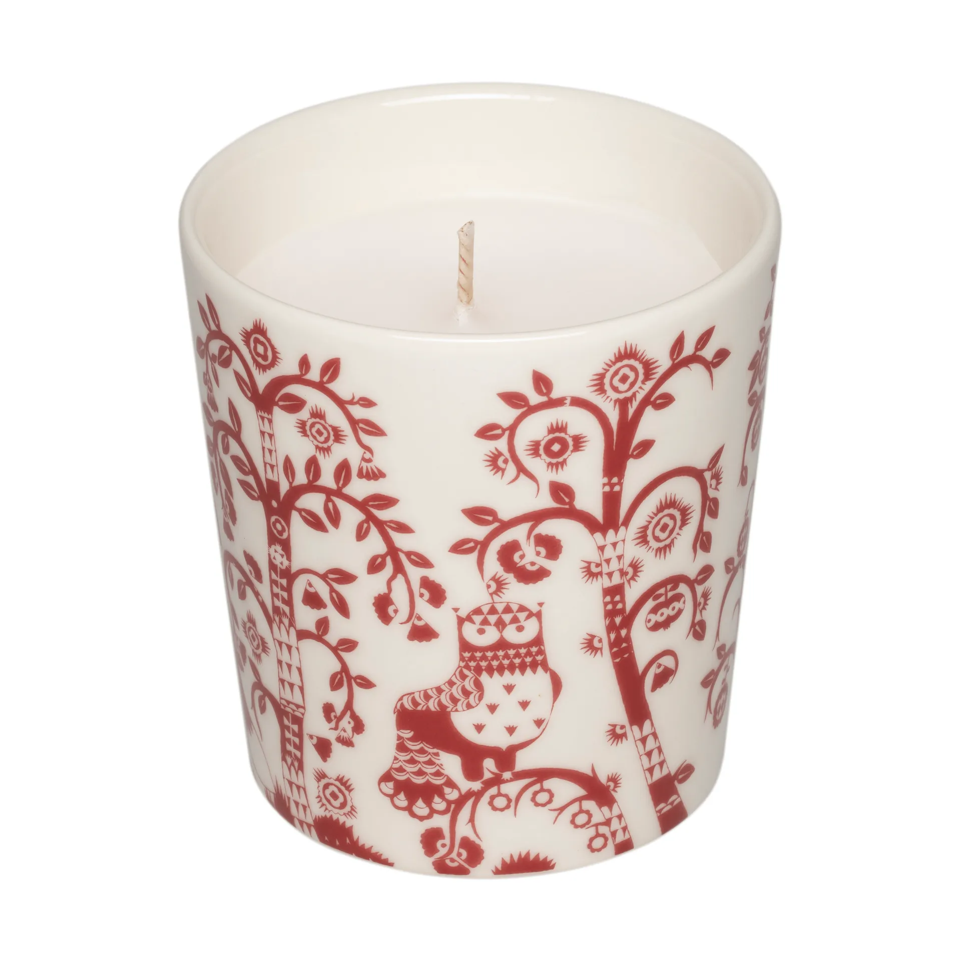 Taika candle, Pomegranate red, 9 cm Iittala