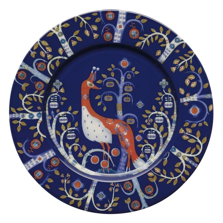 Taika plate 22 cm, blue Iittala