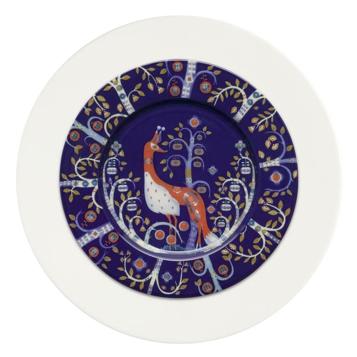 Taika plate 22 cm, blue Iittala