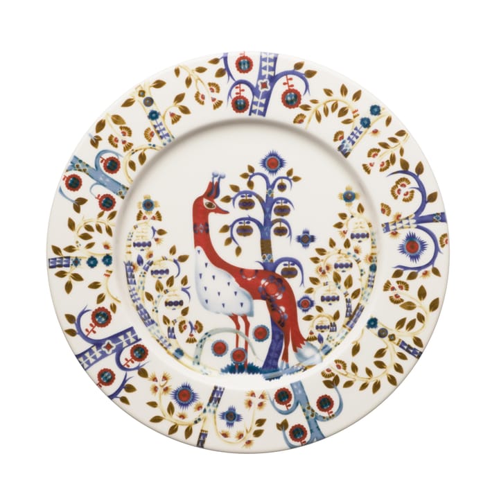 Taika plate 22 cm, white Iittala