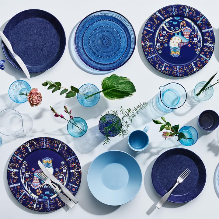 Taika plate 27cm, blue Iittala