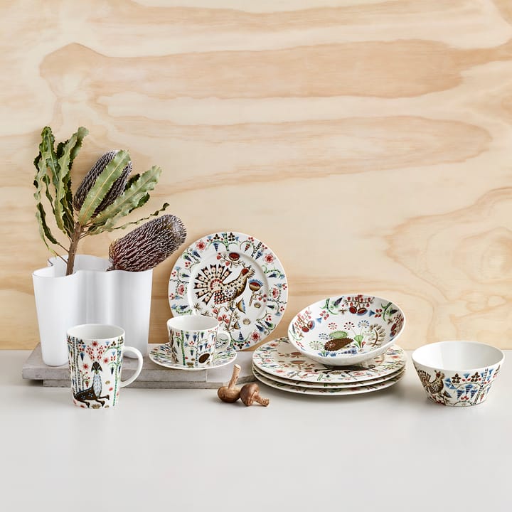 Taika Siimes small plate 22 cm, white Iittala