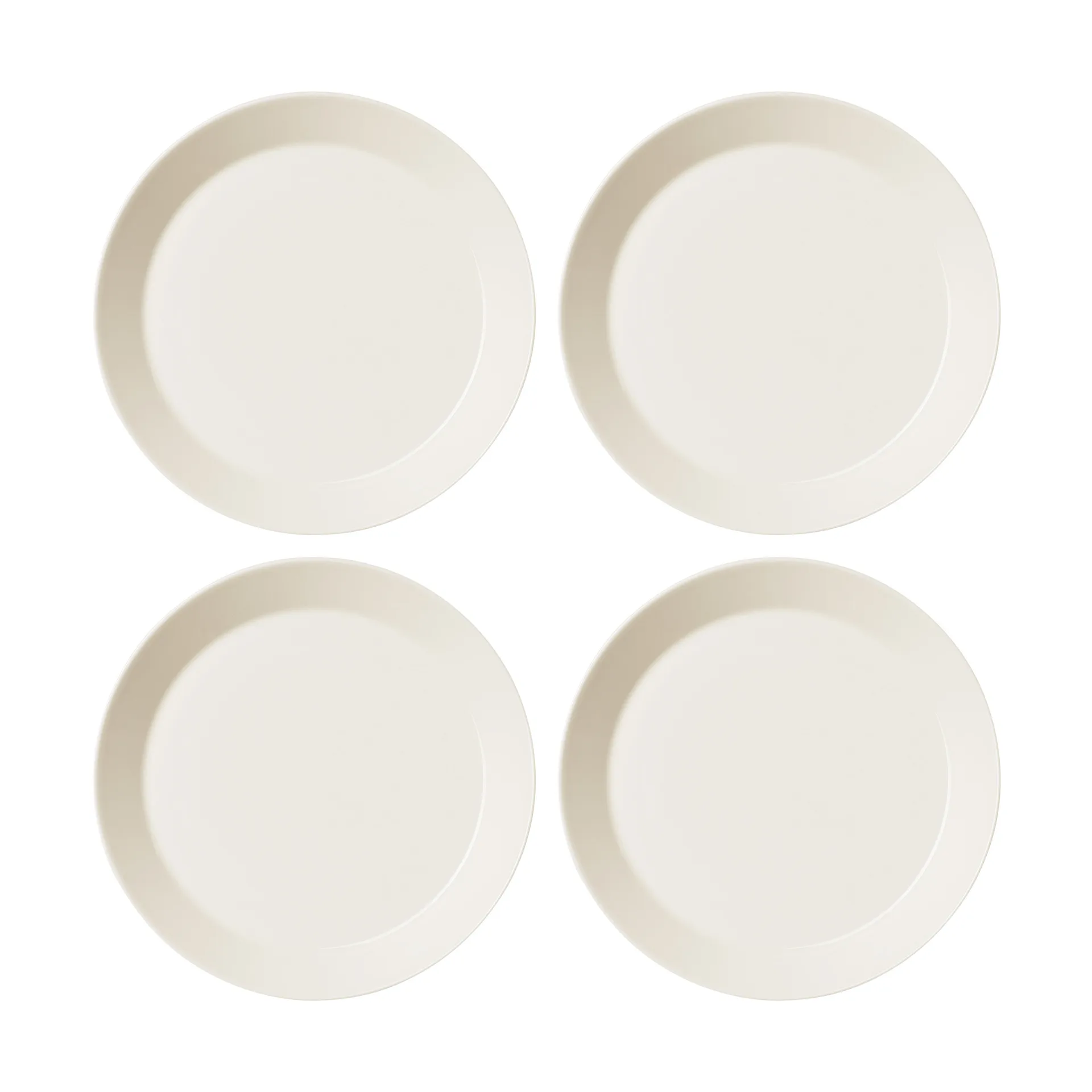 Teema plate Ø26 cm 4-pack, White Iittala