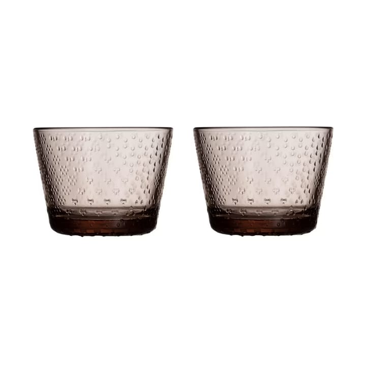 Tundra drinking glass 16 cl 2-pack, Linen Iittala