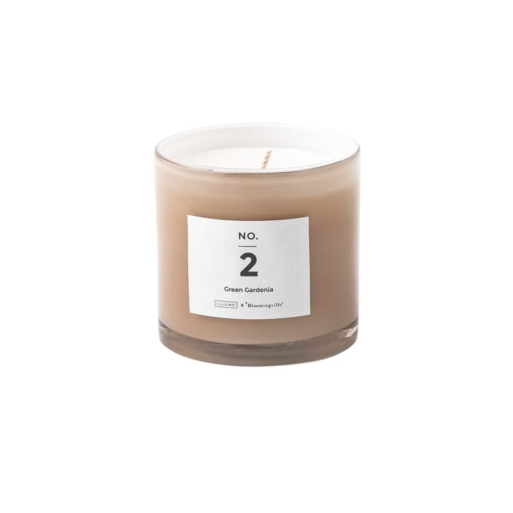 NO. 2 Green Gardenia scented candle, 200 g Illume x Bloomingville