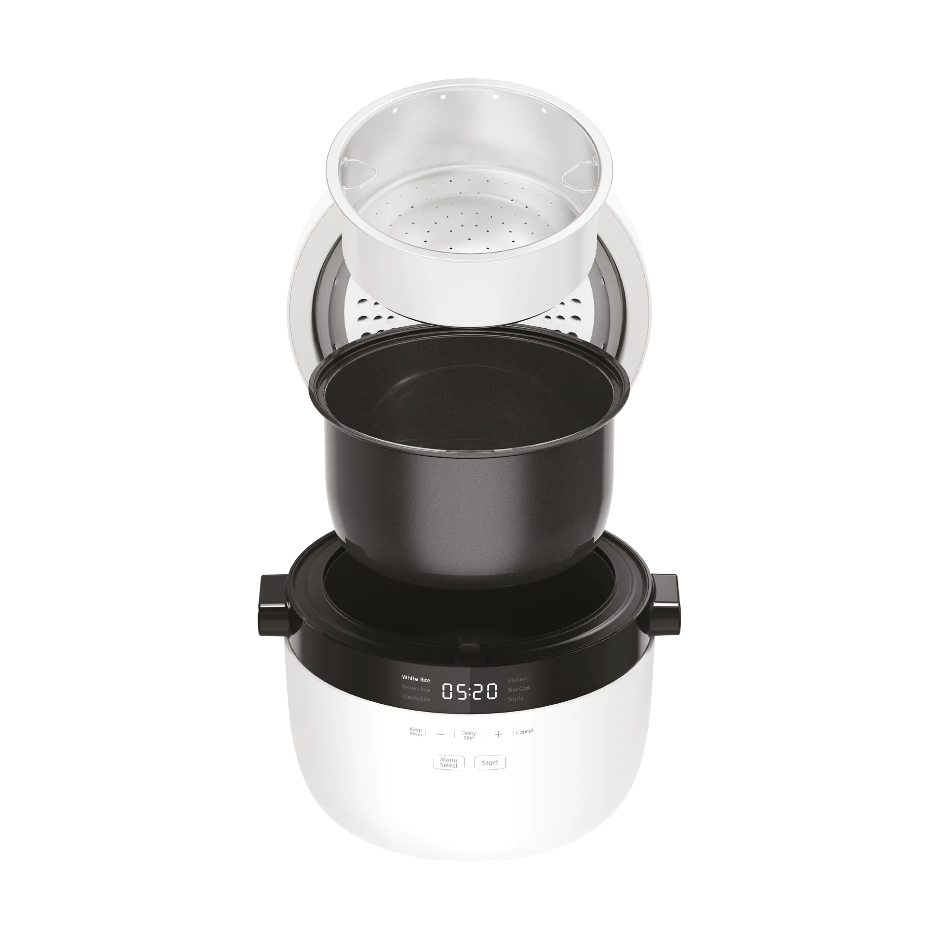 Instant Pot rice and steamer 2.8 L, White Instant Pot