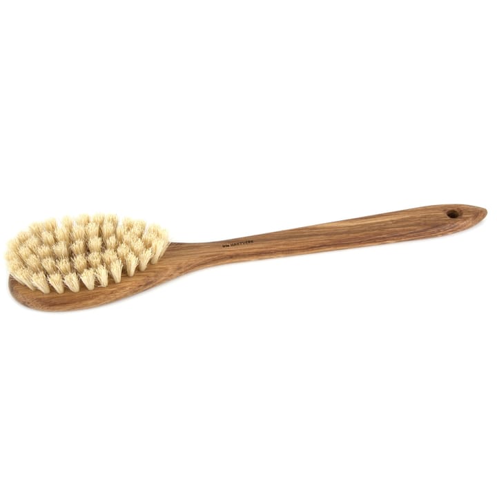 Iris Hantverk Bath brush with handle, oiled oak Iris Hantverk