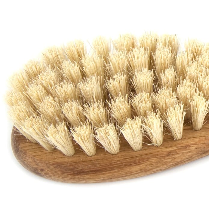 Iris Hantverk Bath brush with handle, oiled oak Iris Hantverk