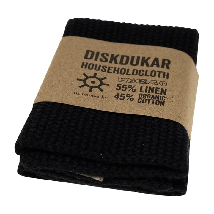 Iris Hantverk  dish cloth, Black Iris Hantverk