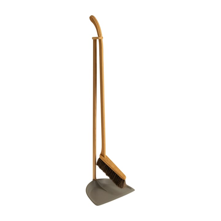Iris Hantverk dustpan & brush set - Granite grey - Iris Hantverk