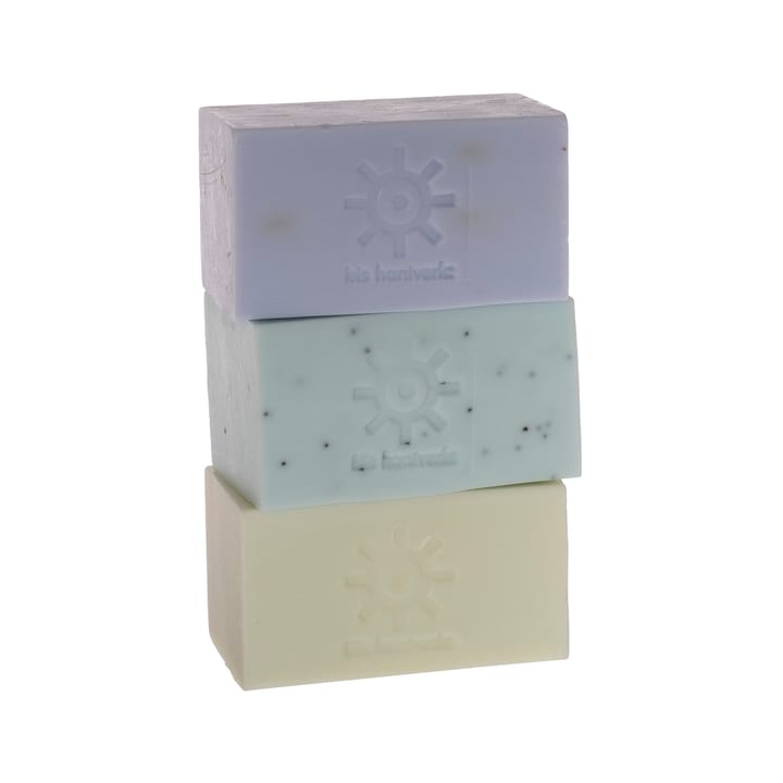 Iris hantverk soap 3-pack, lemon grass-poppy seed-lavender Iris Hantverk