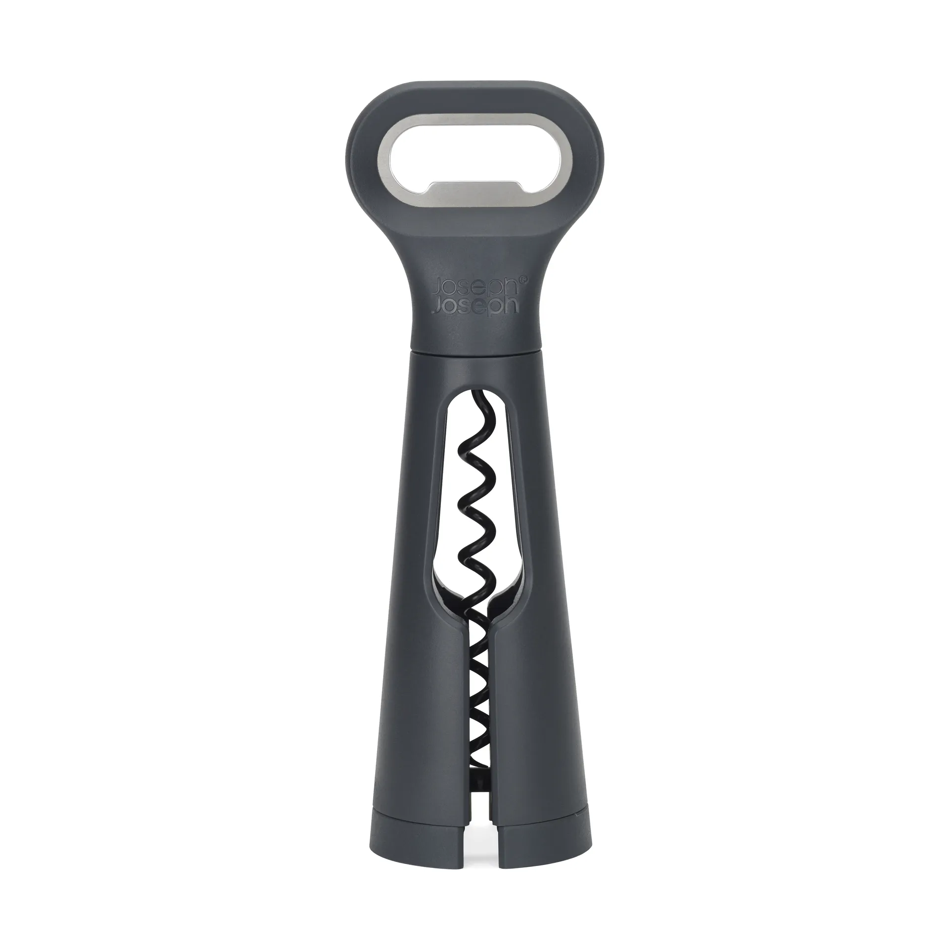 Barstar 3-in-1 corkscrew 18.5 cm, Grey Joseph Joseph
