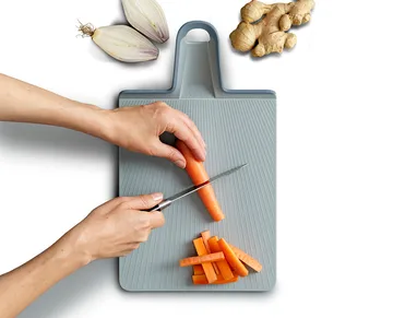 Chop2pot Cutting Board Plus Light Blue - Regular - Joseph Joseph