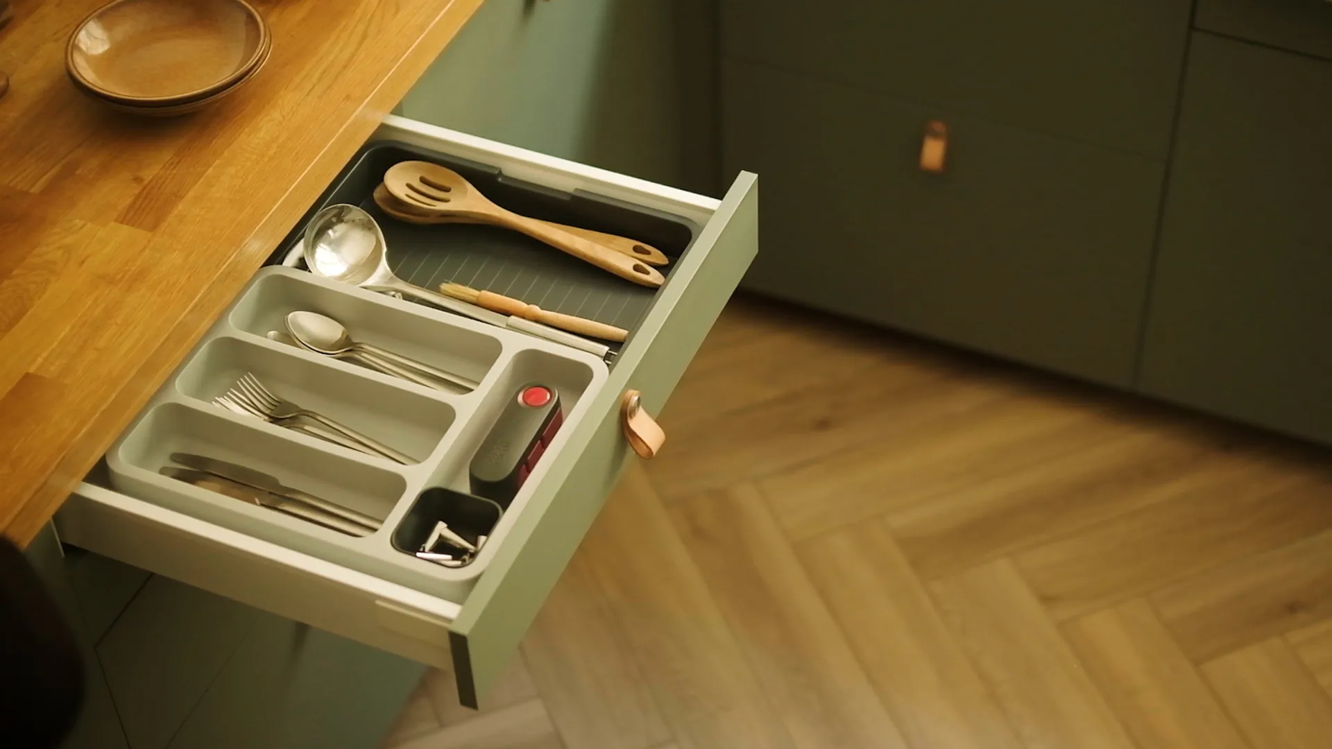 Drawerstore expandable cutlery tray 27.8 cm, Grey Joseph Joseph