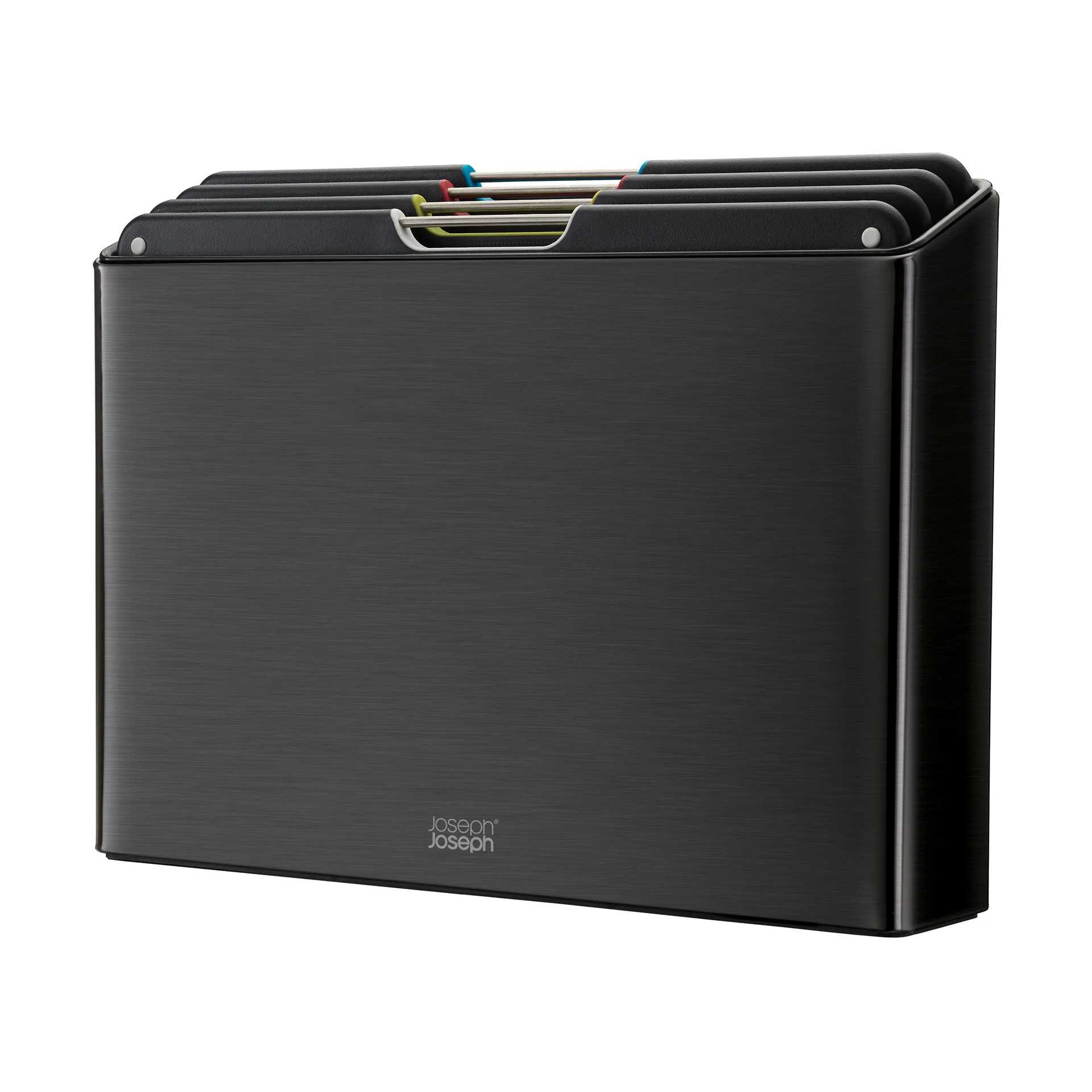 Folio steel cutting board 4 pieces, Black Joseph Joseph