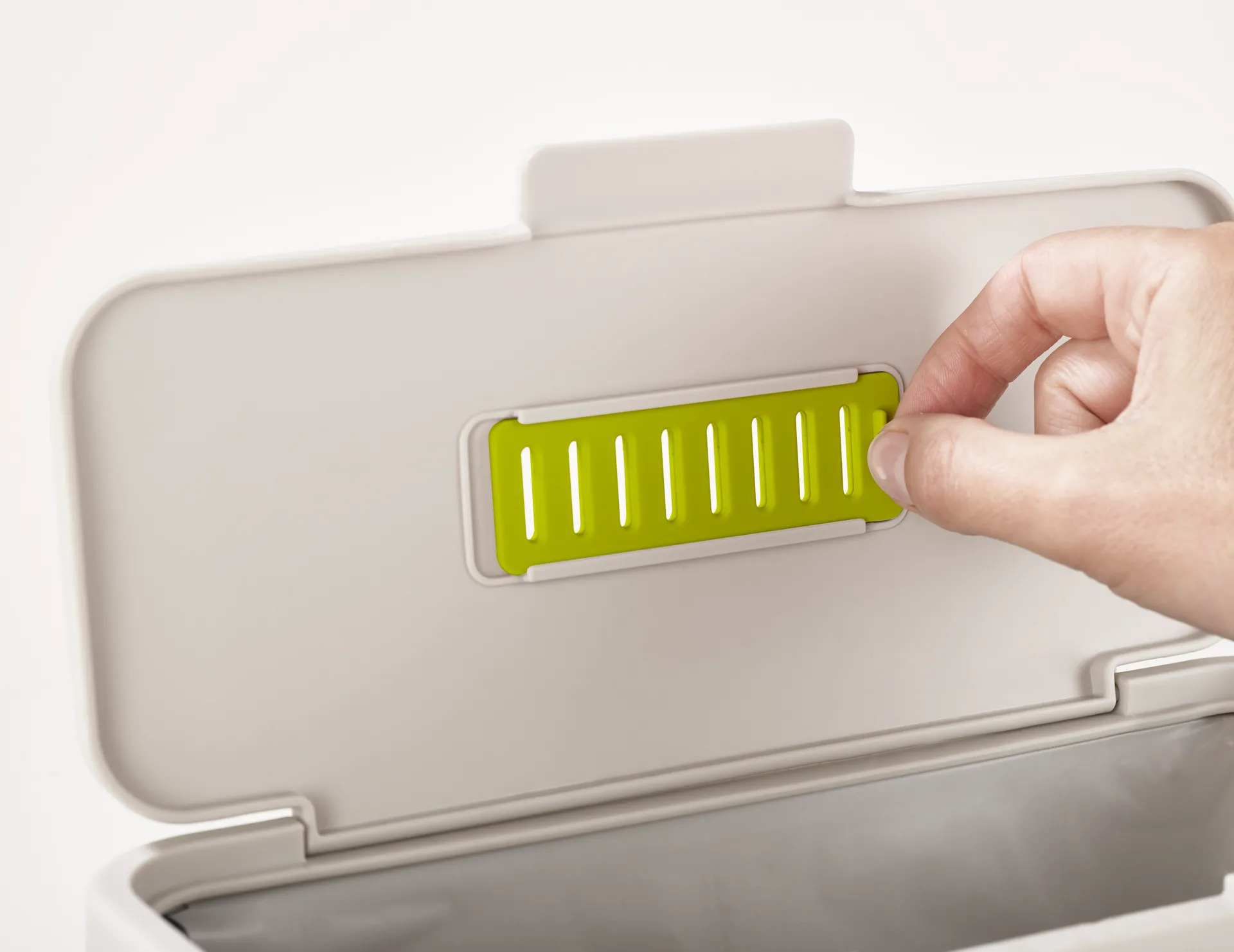 Joseph Joseph Compo 4 food waste bin, Stone Joseph Joseph