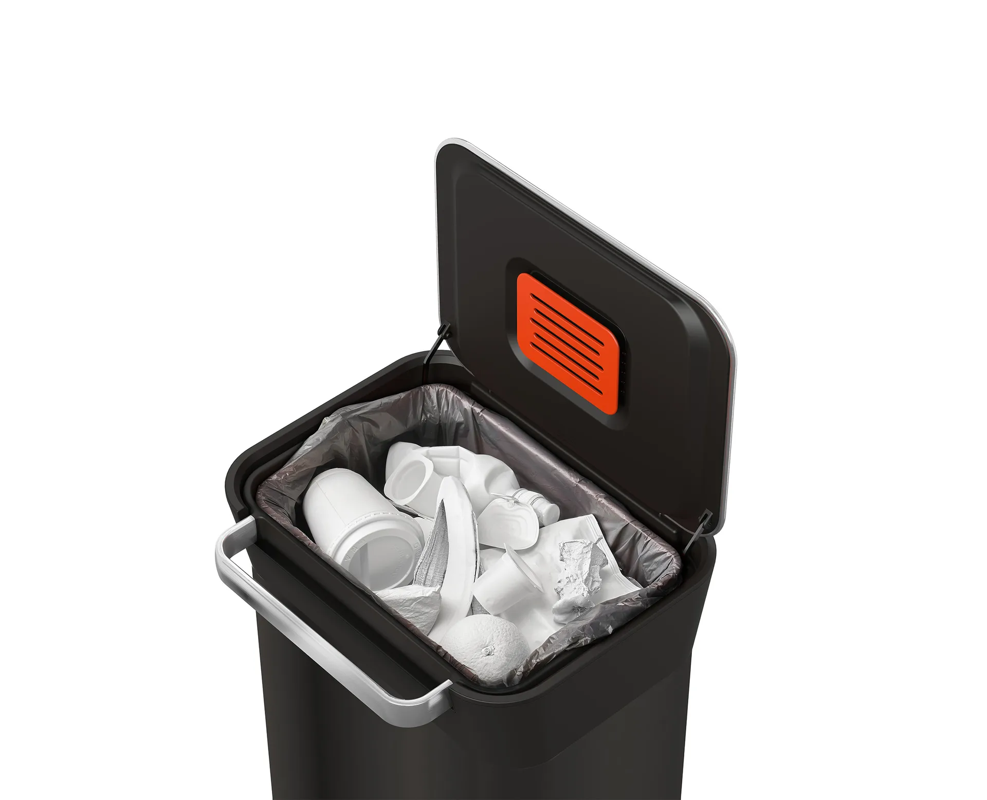 Joseph Joseph Titan trash compactor pedal bin 30 L, Carbon black Joseph Joseph