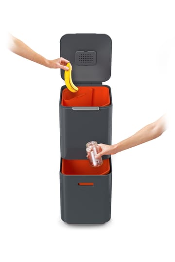 Joseph Joseph Totem Compact trash bin 40 L - Graphite - Joseph Joseph