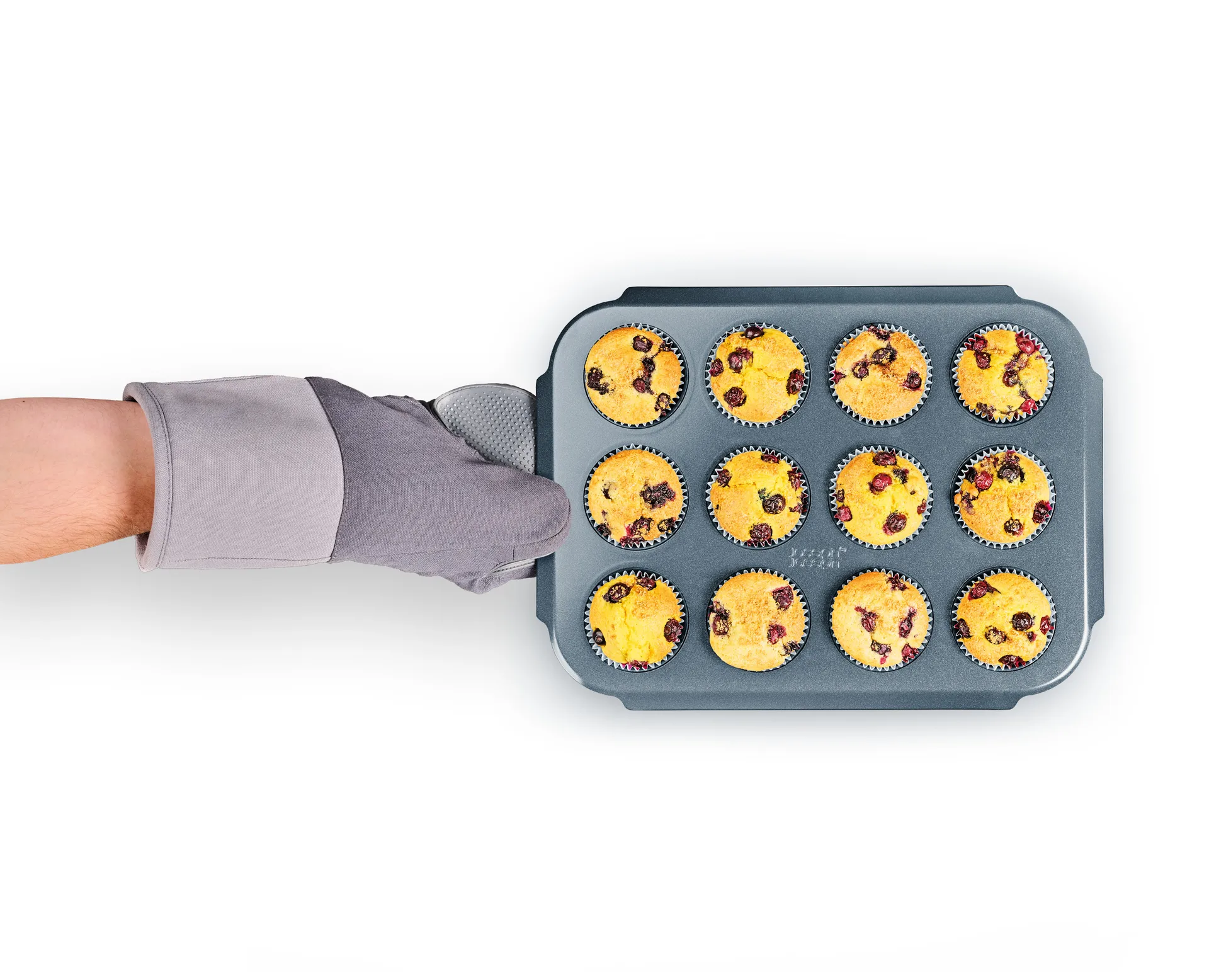 Nest Bake Muffin Tray 41 cm, Blue Joseph Joseph