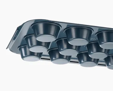 Nest Bake Muffin Tray 41 cm - Blue - Joseph Joseph