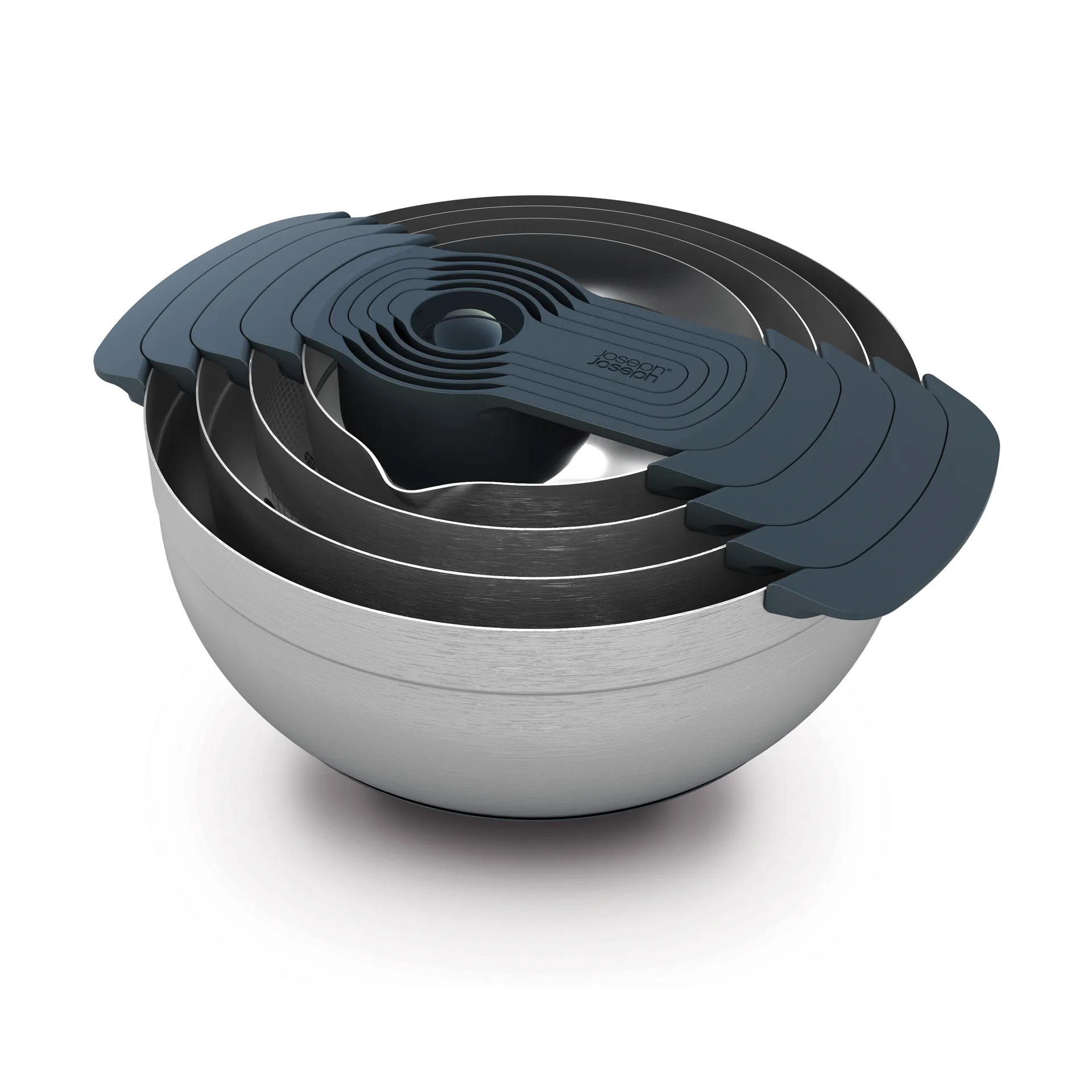 Nest Bowl Set 9 Pieces, Stainless steel Joseph Joseph