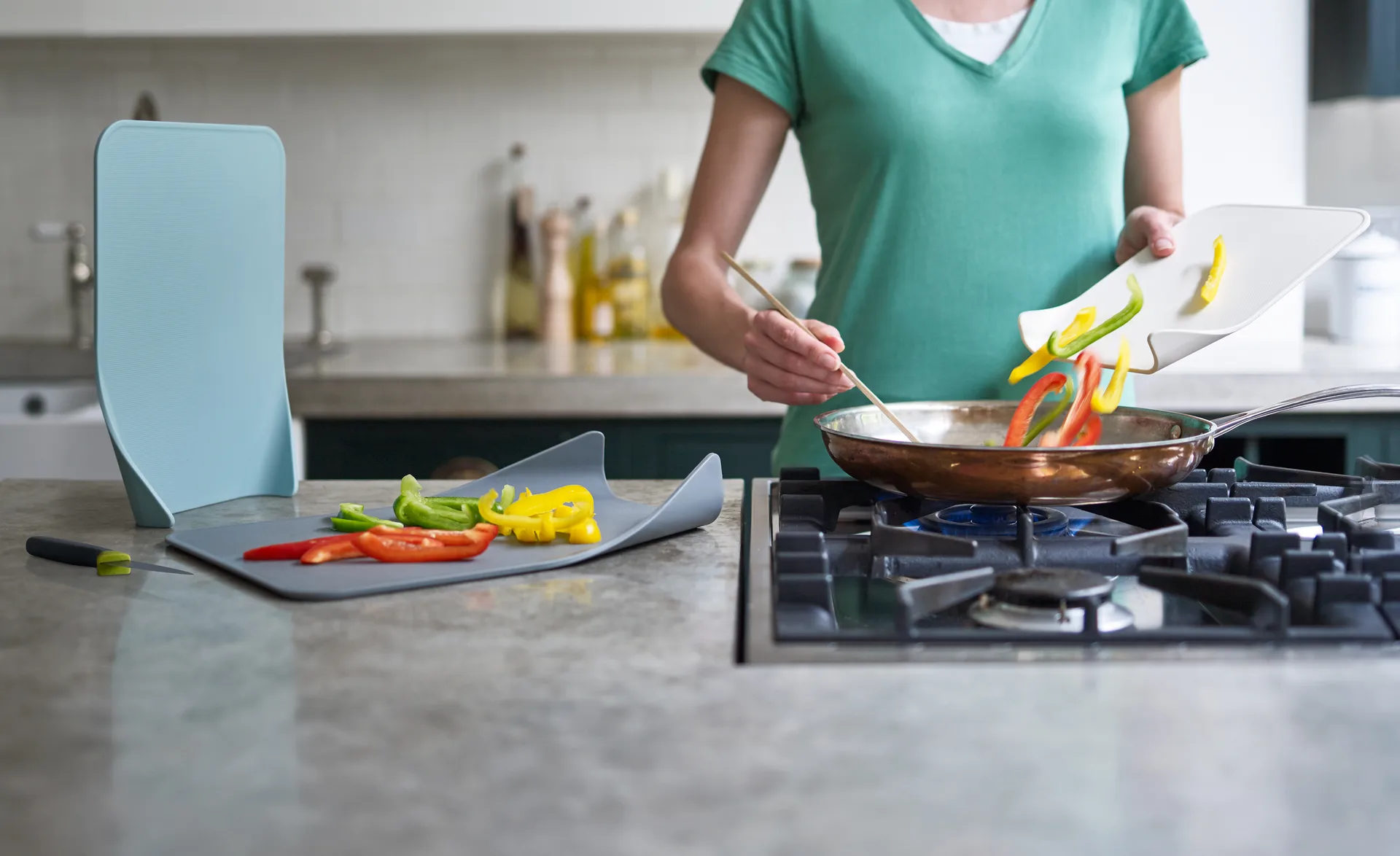 Nest Chop cutting board, Opal Joseph Joseph