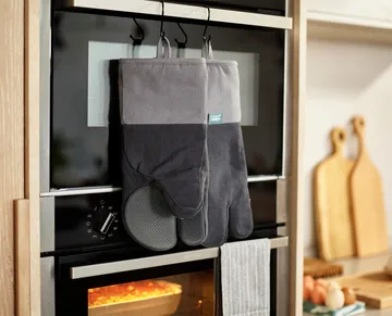 Pinch oven mitt right-handed 34.5 cm - Grey - Joseph Joseph