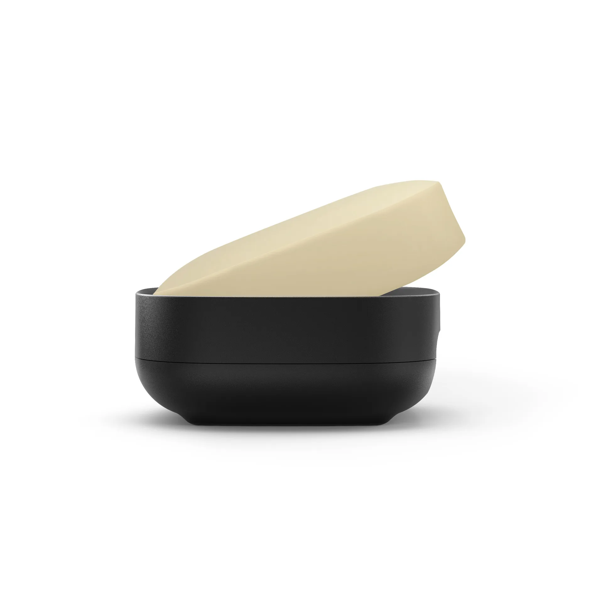 Slim compact soap dish 8.4 cm, Black Joseph Joseph