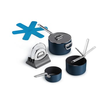 Space non-stick saucepan 8 pieces - Blue - Joseph Joseph