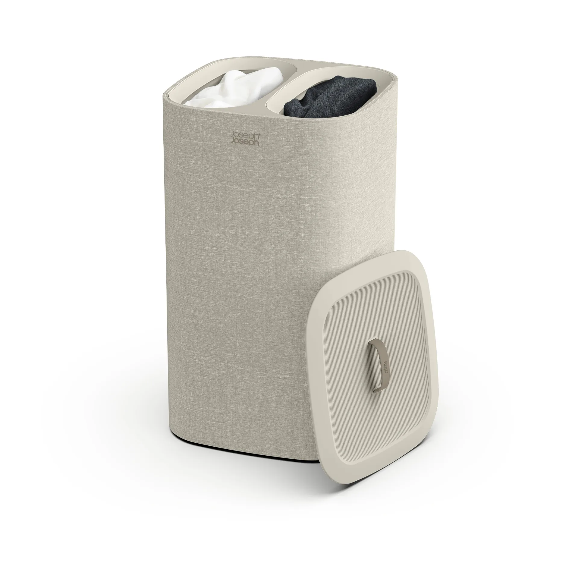 Tota laundry basket 60 L, Ecru Joseph Joseph