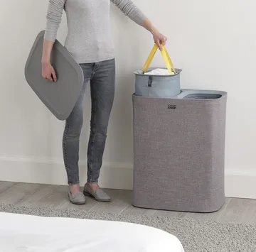 Tota laundry basket 90 L - Grey - Joseph Joseph