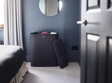 Tota Trio laundry basket 90 L - Black - Joseph Joseph