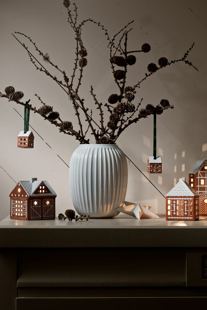 Gingerbread Christmas hanging 5 cm 2-pack, Brown Kähler